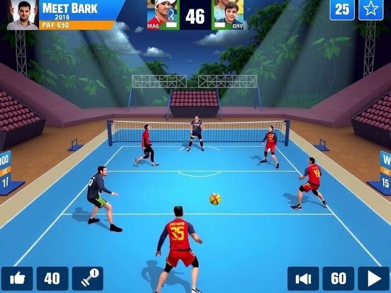 Volley Crushers India multiplayer gameplay